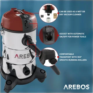 AREBOS Stofzuiger