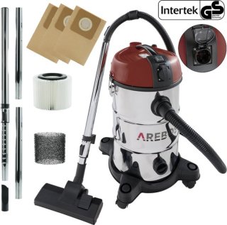 AREBOS industriële nat- & droogstofzuiger — compacte krachtpatser voor werkplaats en klusser