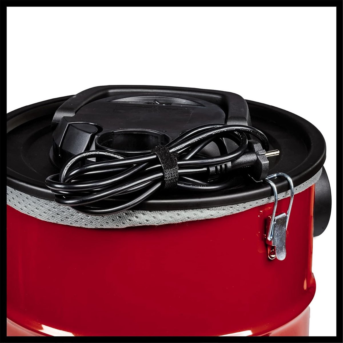 Aszuiger 1250W 20L RVS opvangbak op wieltjes complete set