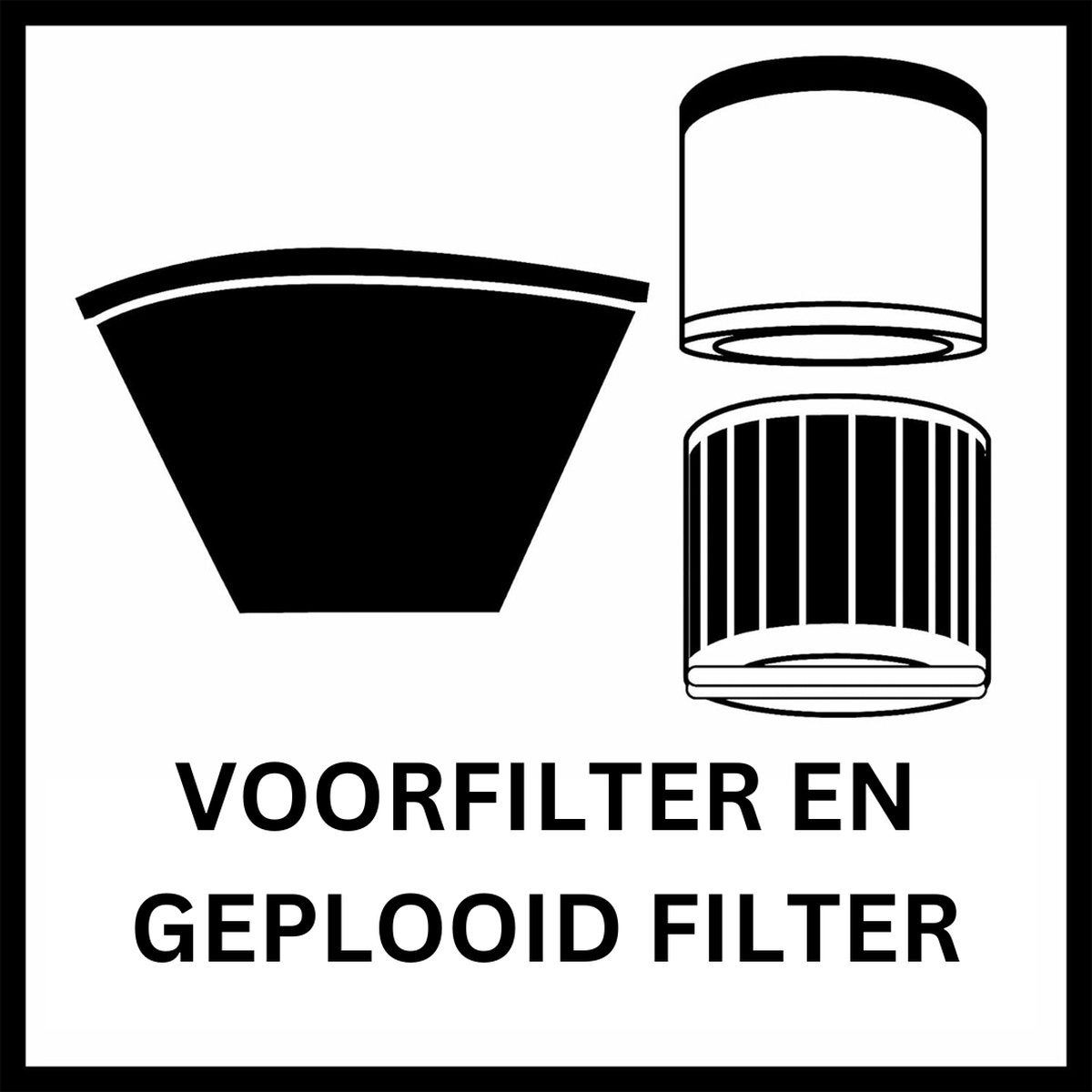 Aszuiger 1250W 20L RVS opvangbak op wieltjes complete set