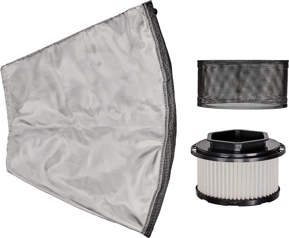 Aszuiger 1250W 20L RVS opvangbak op wieltjes complete set