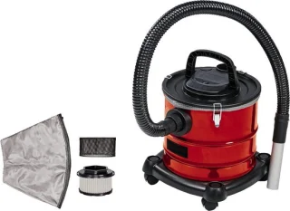 Aszuiger 1250W 20L RVS opvangbak op wieltjes complete set