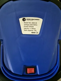 Borg Aszuiger Bouwstofzuiger 2000W RVS