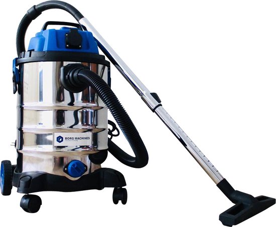 Borg Premium Alleszuiger Bouwstofzuiger Nat en Droog 1600W 30L
