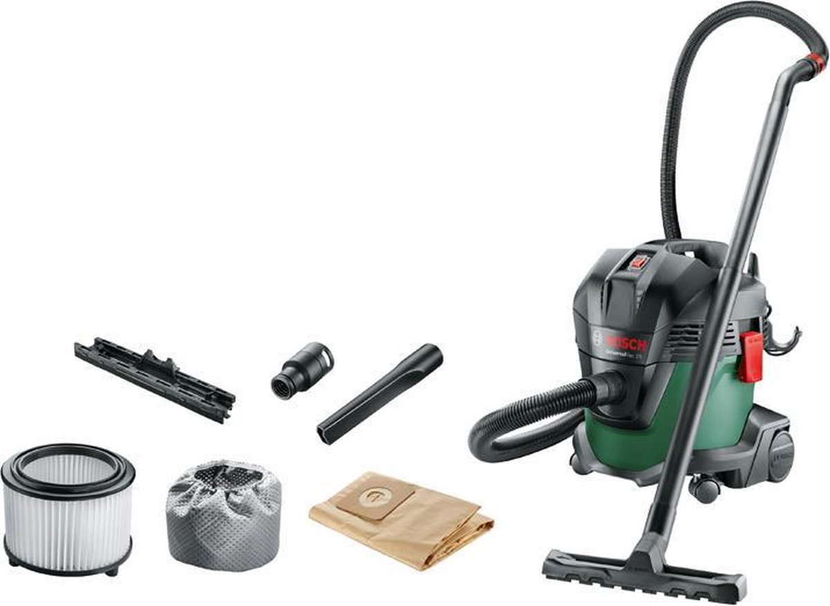 Bosch UniversalVac 15 Bouwstofzuiger Nat- en droogzuiger