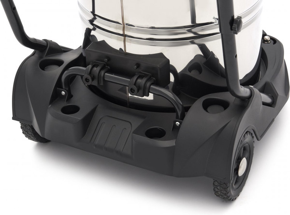 Bouwstofzuiger RVS 60L 2400W 2-motoren