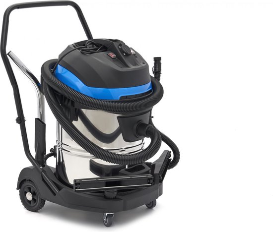 Bouwstofzuiger RVS 60L 2400W 2-motoren