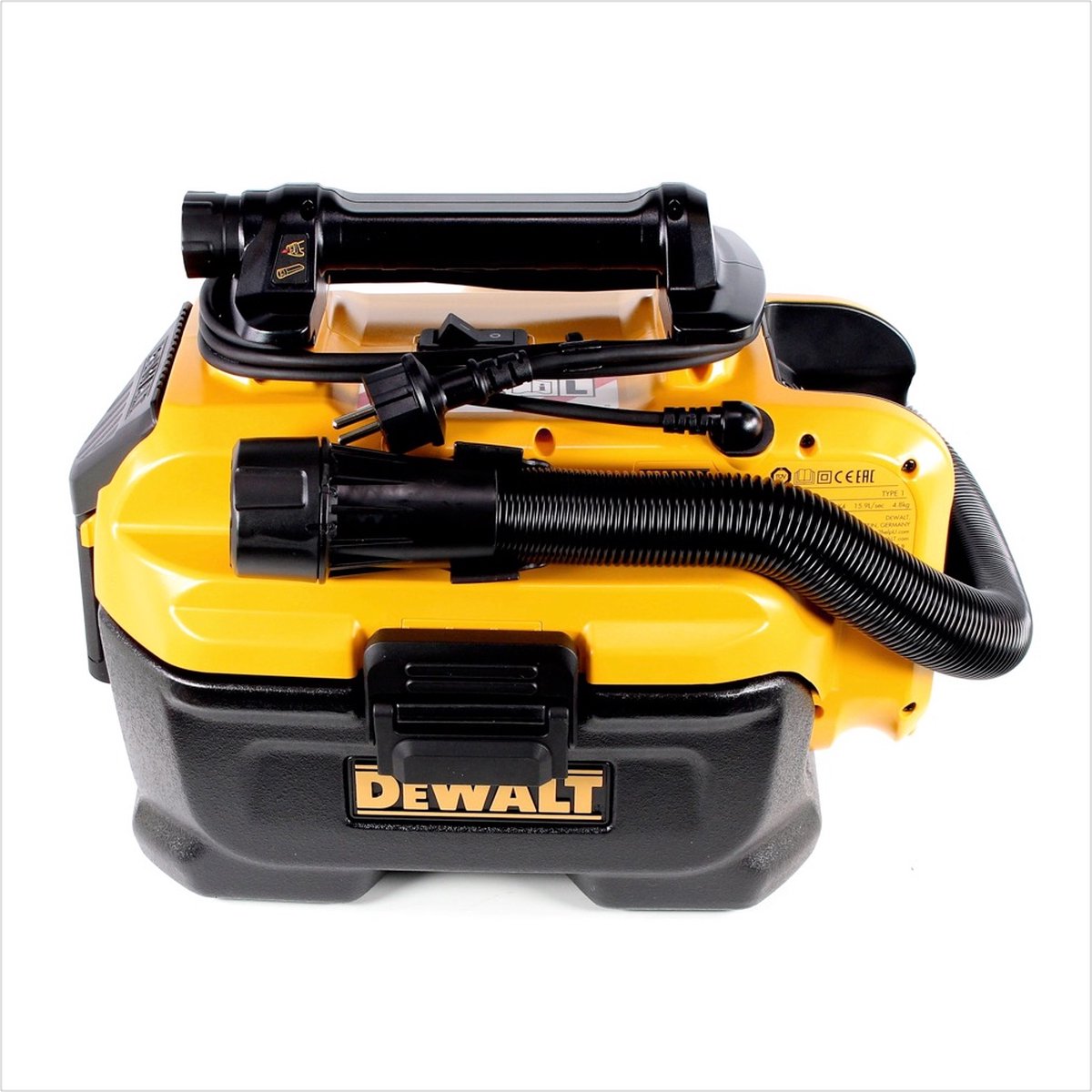 DeWALT DCV584L XR Flexvolt 18V/54V nat- en droogzuiger Basic Body