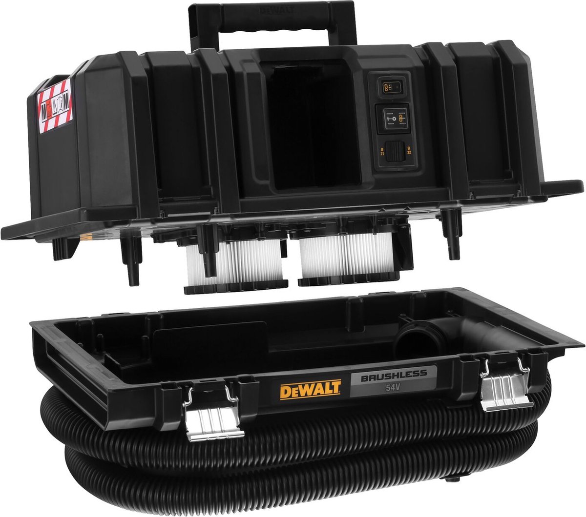 DeWALT DCV586MN 54V XR FlexVolt Nat- en Droogstofzuiger Basic Body
