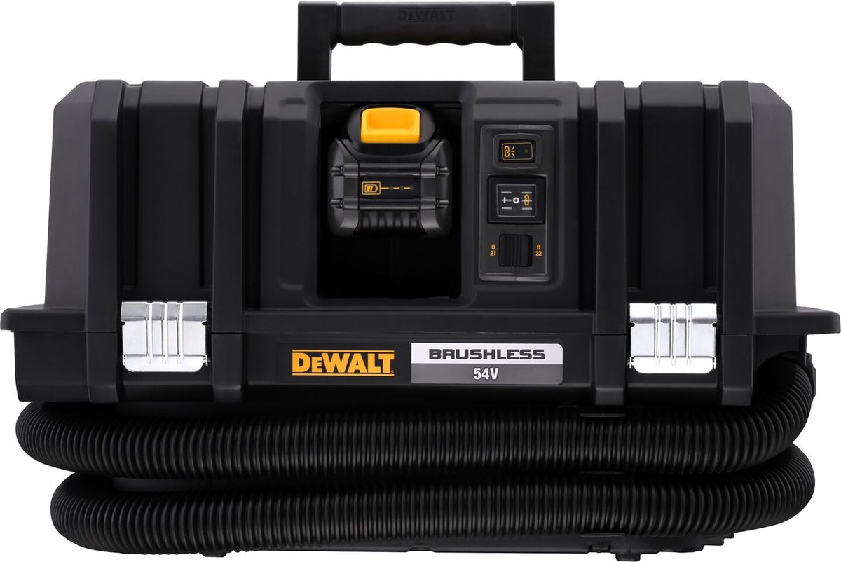 Wat vinden we goed aan de DeWALT DCV586MT2 54V XR FlexVolt Nat- en Droogstofzuiger