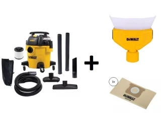 Wat vinden we goed aan de DEWALT DXV20PB Nat- en droogzuiger