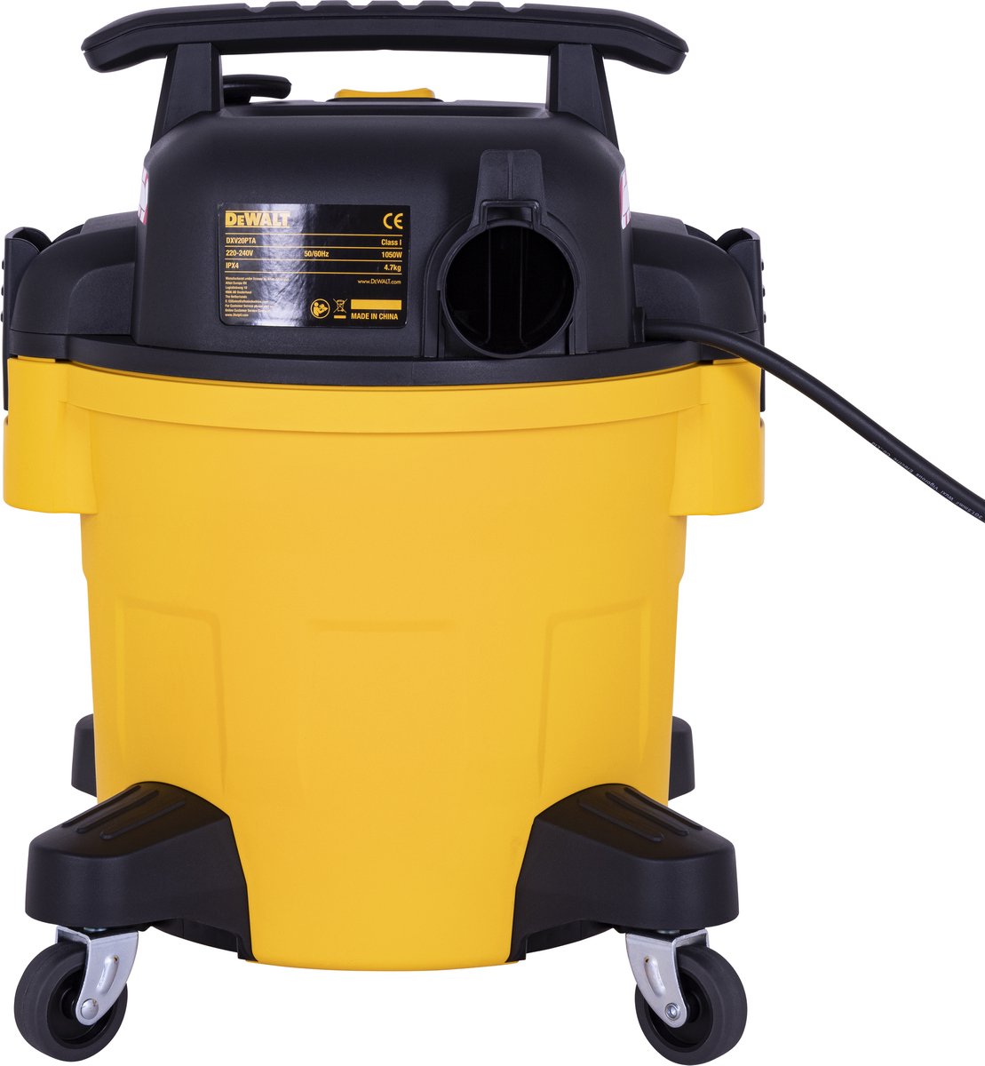 DeWALT DXV20PTA 20L Nat- en Droogstofzuiger 230V