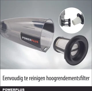 Dual Power POWDP6030 accu kruimelzuiger