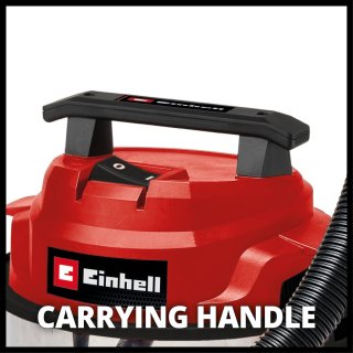 Wat vinden we goed aan de Einhell TC-VC 1812/1 S Nat-/Droogzuiger