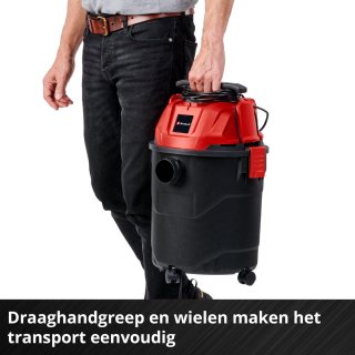 Wat vinden we goed aan de Einhell TC-VC 1820 Nat-/Droogzuiger