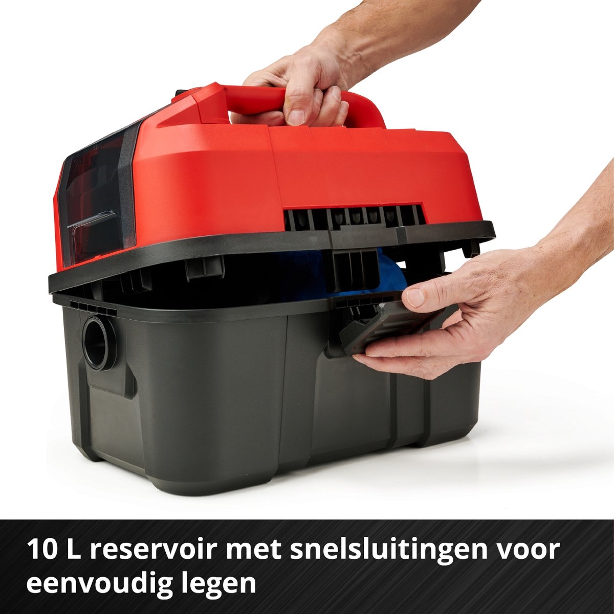 Einhell TE-VC 18/10 Li Solo Accu Nat-/Droogzuiger Power X-Change 18V