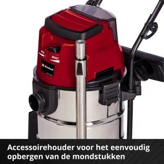 Einhell TE-VC 36/30 Li S Solo Nat-/Droogzuiger Power X-Change