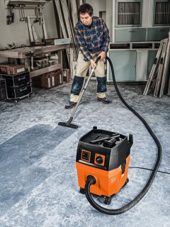 Wat vinden we goed aan de FEIN Dustex 25 L nat-/droogzuiger