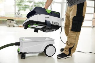 Wat vinden we goed aan de Festool CLEANTEC CTM 26 EI AC mobiele stofafzuiger