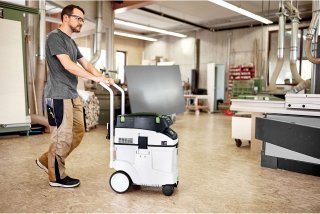 Wat vinden we goed aan de Festool CLEANTEC CTM 48 EI AC mobiele afzuigkap