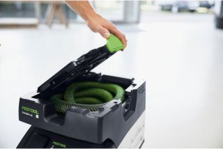 Wat vinden we goed aan de Festool CLEANTEC CTM MIDI I mobiele afzuigkap