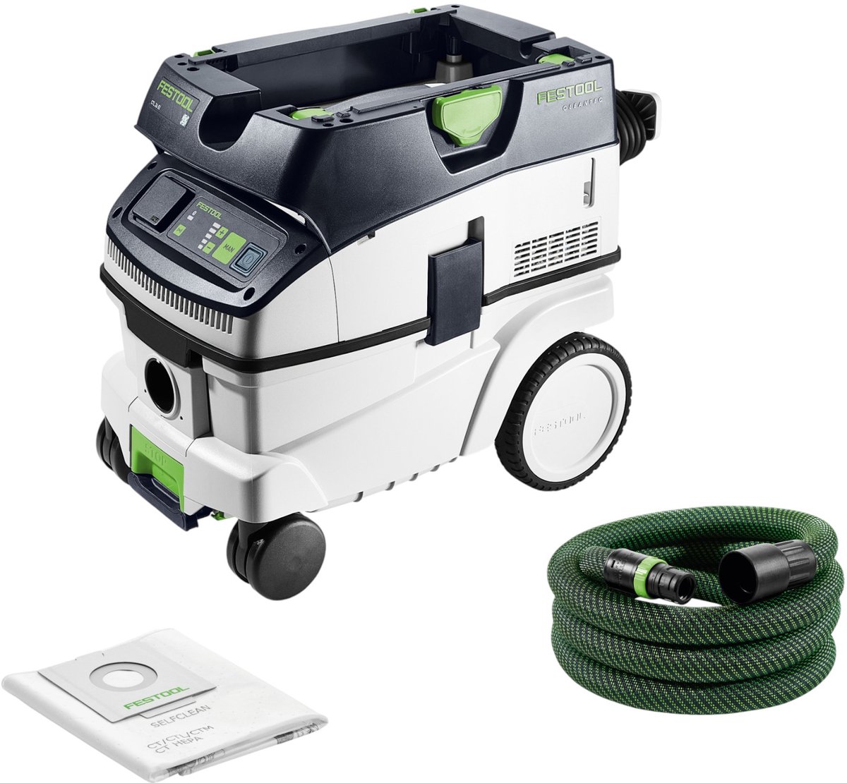 De Festool CTL 26 E Stofafzuiger Mobiel in één oogopslag