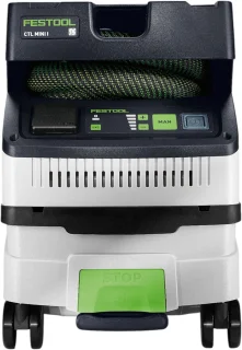Wat vinden we goed aan de Festool CTL MINI I CLEANTEC mobiele stofafzuiger + 7-delige standaard reinigingsset