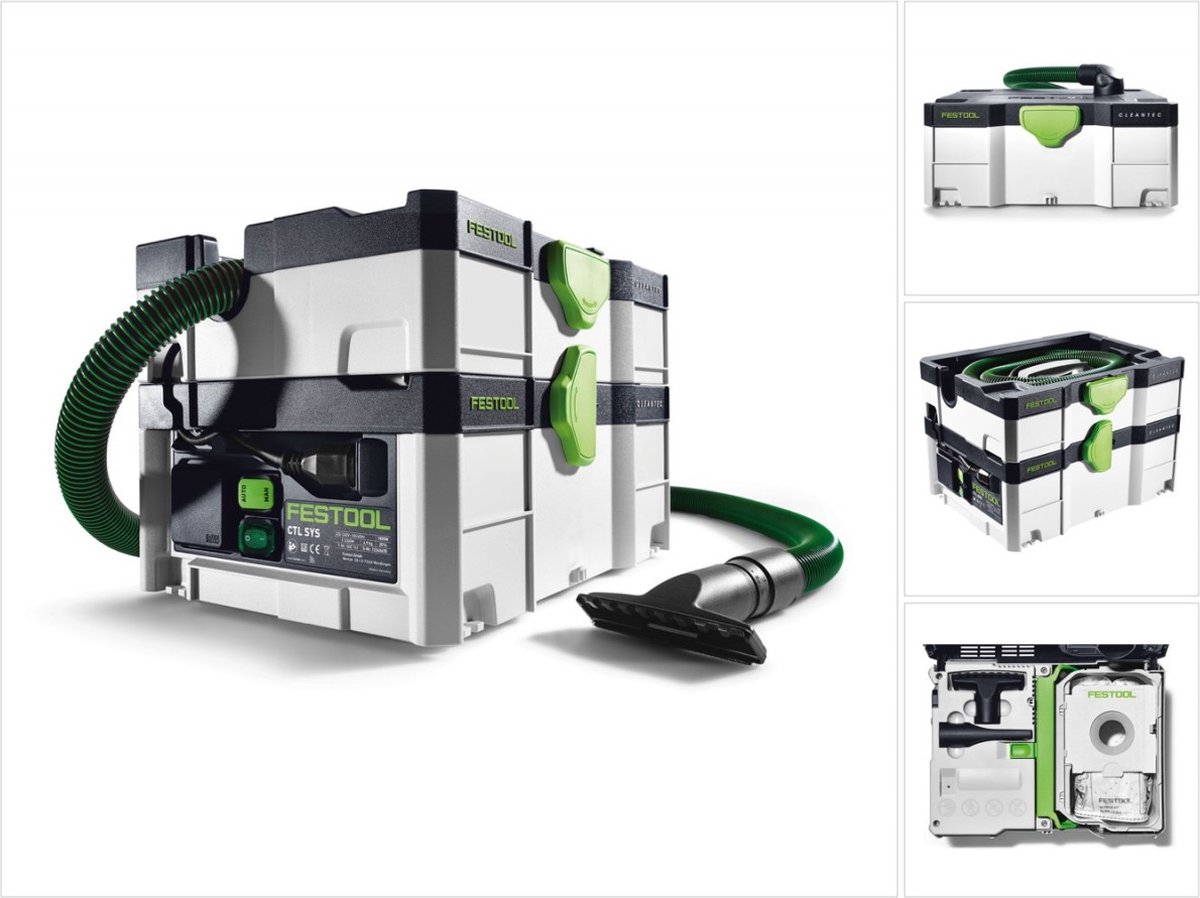 Wat vinden we goed aan de Festool CTL SYS mobiele stofafzuiger 584173