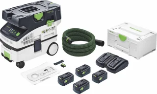 Festool CTLC MINI I-Plus Accustofzuiger 2x18V 5.0Ah 577670