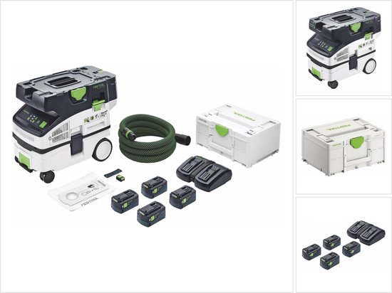 Festool CTLC MINI I-Plus Accustofzuiger 2x18V 5.0Ah 577670 review