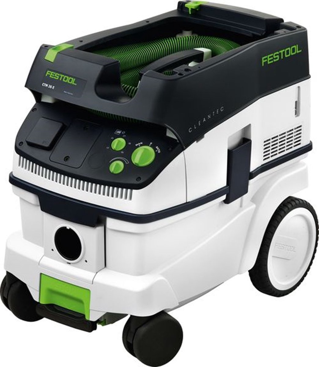 De Festool CTM 26 E Mobiele Bouwstofzuiger 1200W in één oogopslag