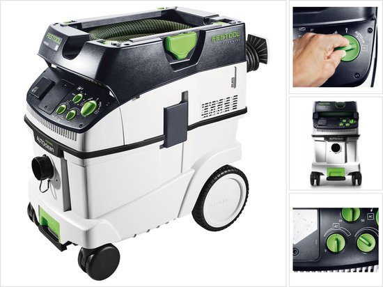 Festool CTM 36 E AC — betrouwbare bouwstofzuiger met automatische filterreiniging