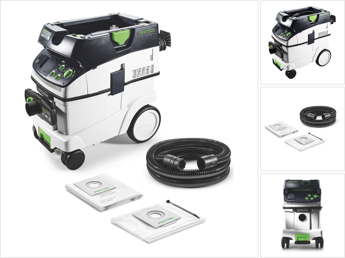 Wat vinden we goed aan de Festool CTM 36 E AC-LHS Mobiele stofafzuiger 574984