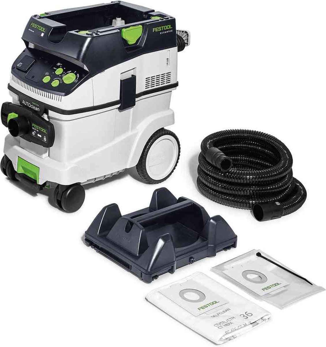 Wat vinden we goed aan de Festool CTM 36 E AC-Planex Stofzuiger CLEANTEC 576853