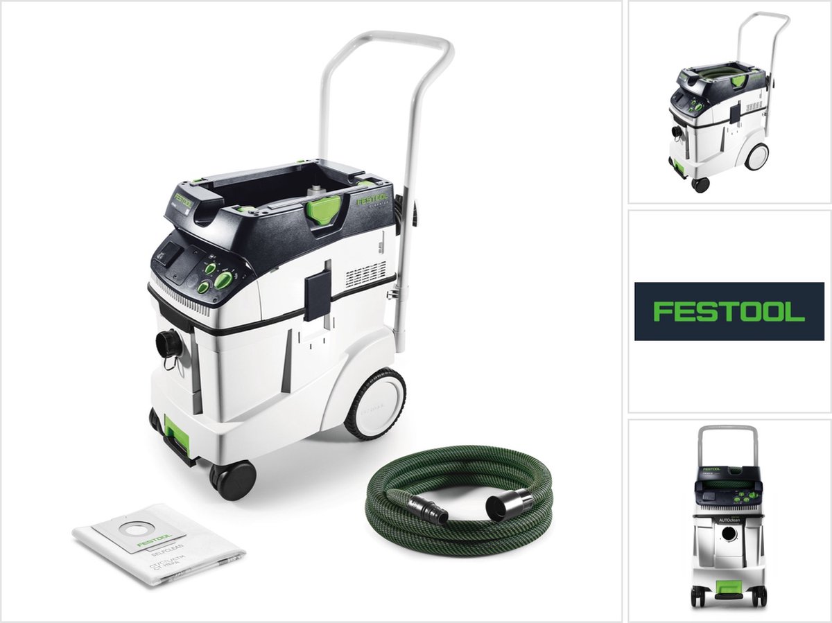 Wat vinden we goed aan de Festool CTM 48 E Mobiele Bouwstofzuiger 1200W
