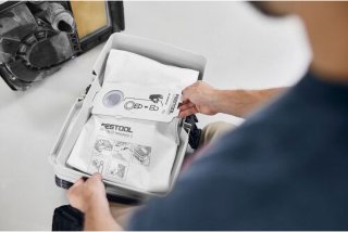 Wat vinden we goed aan de Festool CTM MIDI I AC CLEANTEC mobiele afzuigunit