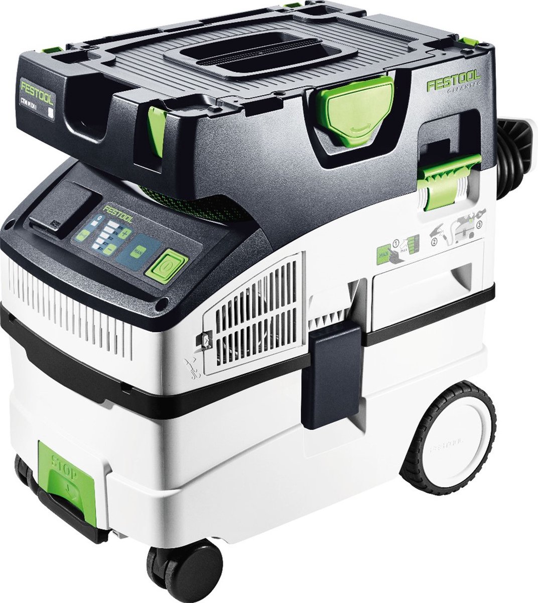 De Festool CTM MIDI I Cleantec Stofzuiger 574822 in één oogopslag