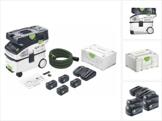 Festool CTMC MIDI I-Plus Accustofzuiger 2x18V 5.0Ah 577672