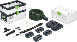 Wat vinden we goed aan de Festool CTMC SYS HPC 4,0 I-Plus Accu-stofzuiger