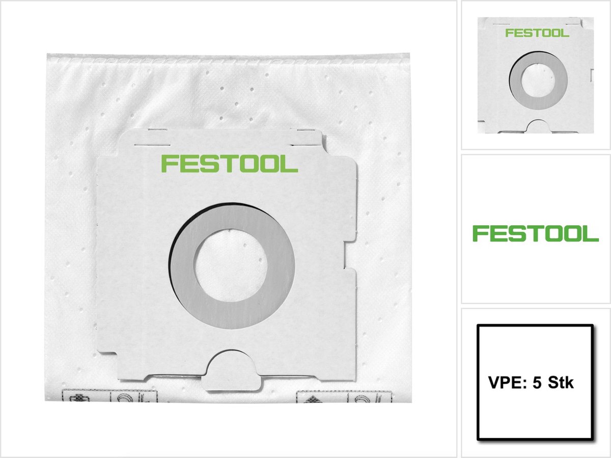 Wat vinden we goed aan de Festool SC FIS-CT 36/5 filterzak 5 stuks 496186