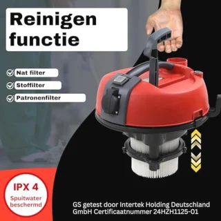 Industriële nat- en droogzuiger 30 L