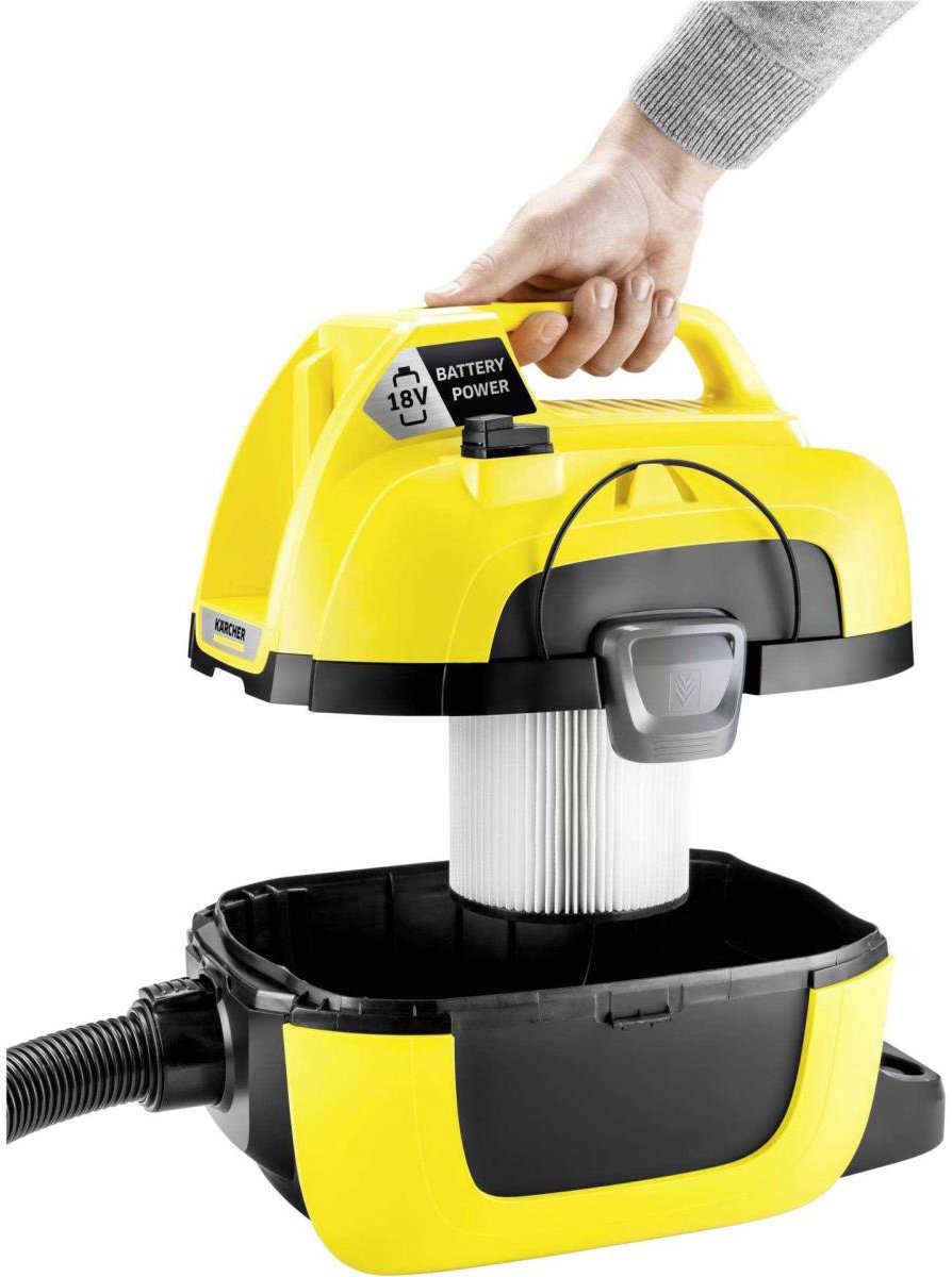 Kärcher WD 1 Compact Battery Nat- en Droogzuiger 18V 7L