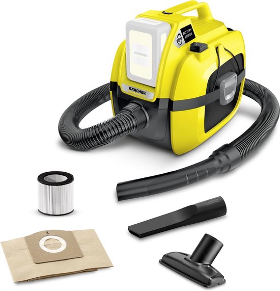 Kärcher WD 1 Compact Battery Nat- en Droogzuiger 18V 7L