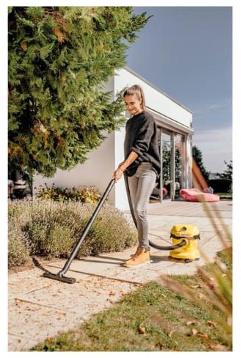 Kärcher WD2 PLUS Stofzuiger 1000W Yellow/Black