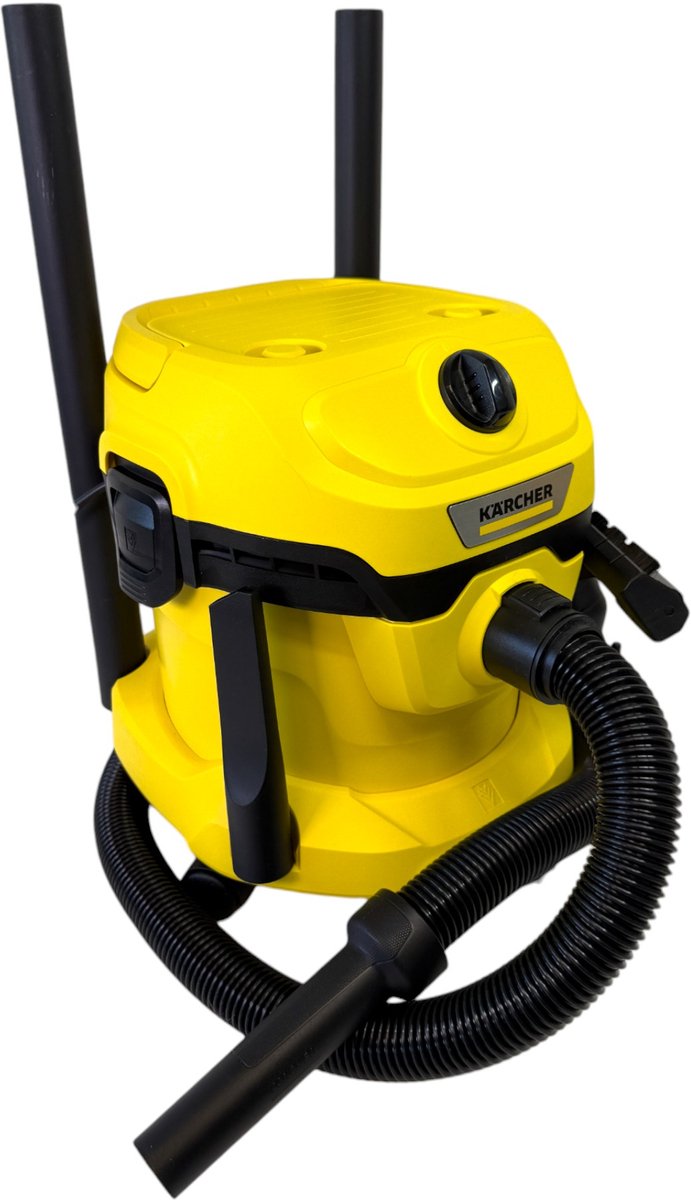 Kärcher WD2 PLUS Stofzuiger 1000W Yellow/Black