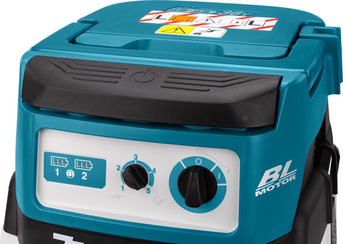 Makita DVC157LZX3 Accu Stofzuiger 2x18V Basic Body