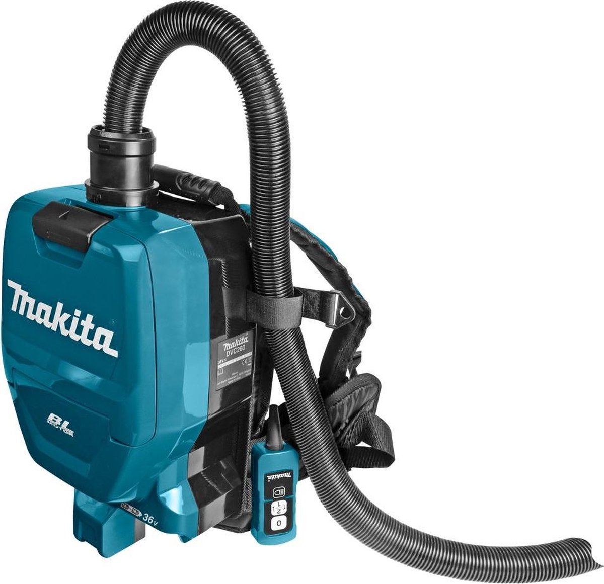 Wat vinden we goed aan de Makita DVC260ZX accustofzuiger 2x18V zonder accu's en lader