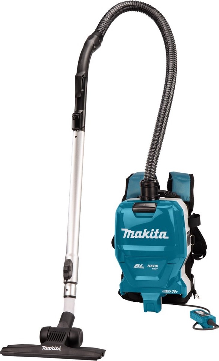 Makita DVC261ZX22 Accu Rugstofzuiger 2x18V Basic Body