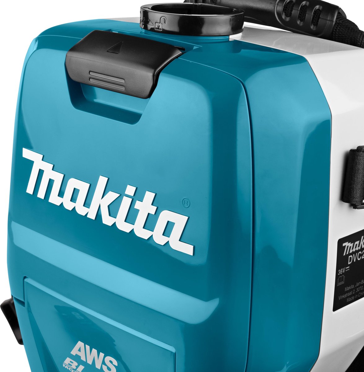 Makita DVC265ZXU Accu Rugstofzuiger 2x18V Basic Body