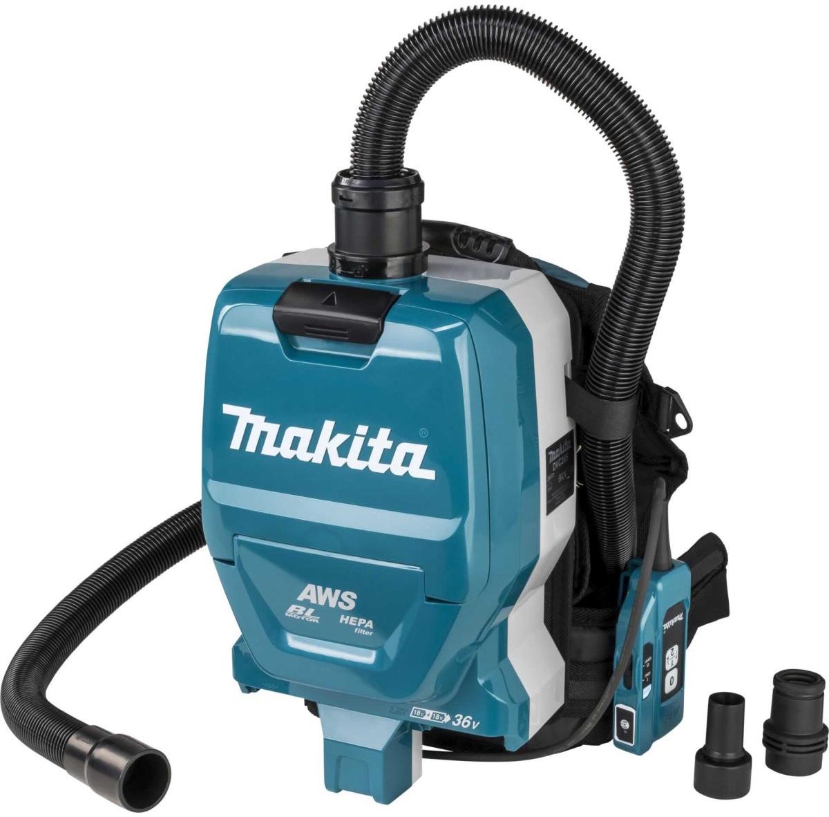 Makita DVC265ZXU Accu Rugstofzuiger 2x18V Basic Body